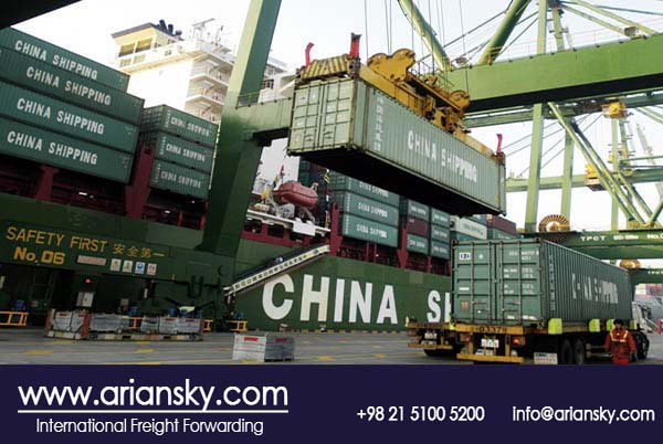 Cargo-Transport_to_China صادارت بار از ایران به چین