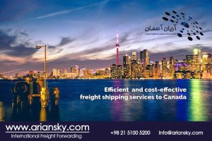 قیمت فریت بار به کانادا ؛ ونکوور؛ اوتاوا؛ تورنتو؛ هالیفاکس؛ کبک؛ مونترال ؛ رجینا ، کلگری ؛ ادمونتون