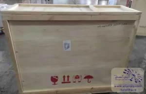 نمونه ارسال بار پلت چوبی شده به مقصد ونکوور کانادا