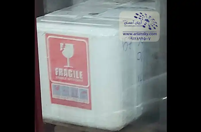 نمونه ارسال بار شکستنی به هامبورگ آلمان