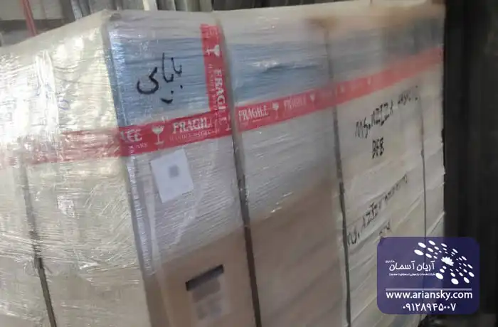نمونه بار لوازم منزل ارسالی به برلین آلمان
